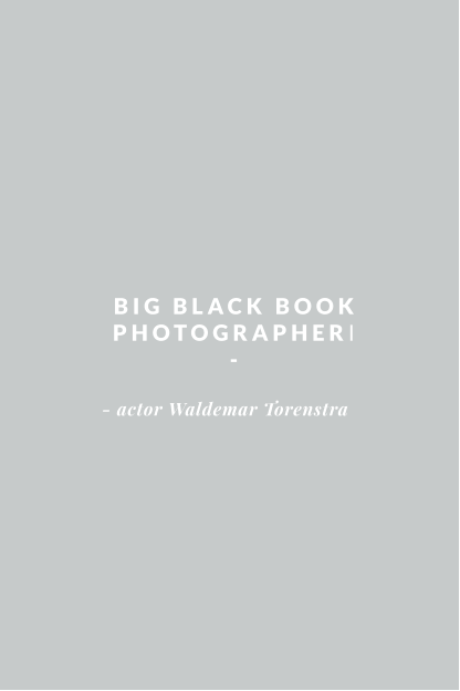 BIG BLACK BOOK PHOTOGRAPHERI - - actor Waldemar Torenstra